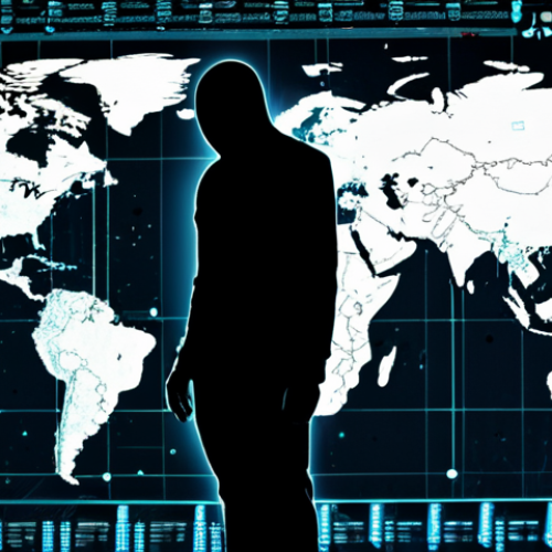 **
    Global cyber warfare. A complex network of digital data streams and shadowy figures infiltrating critical infrastructure and social media interfaces. Traditional physical conflict symbols (explosions, masked faces) subtly blend into abstract cyber icons and propaganda visuals. An adapting, amorphous ideological "organism" made of glowing data flows spreads across a world map, illustrating blurred boundaries between physical and virtual threats. Dark, futuristic, high-tech aesthetic with a sense of pervasive, evolving danger.

2.  **Prompt for